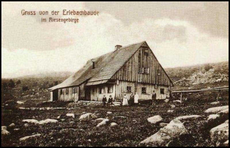 Krkonoše - Erlebachova bouda 1910